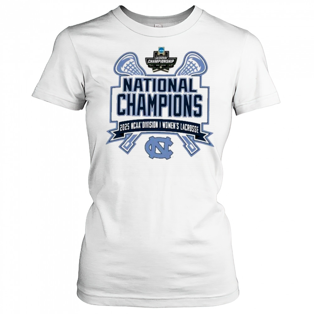 North Carolina Tar Heels 2025 NCAA Women’s Lacrosse National Champions Jersey Shirt Women's T-shirt
