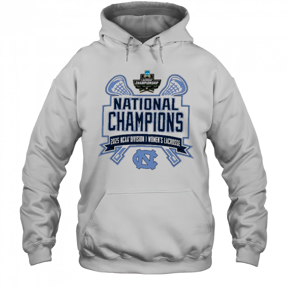 North Carolina Tar Heels NCAA Division I Women’s Lacrosse National Champions 2025 t-shirt Hoodie