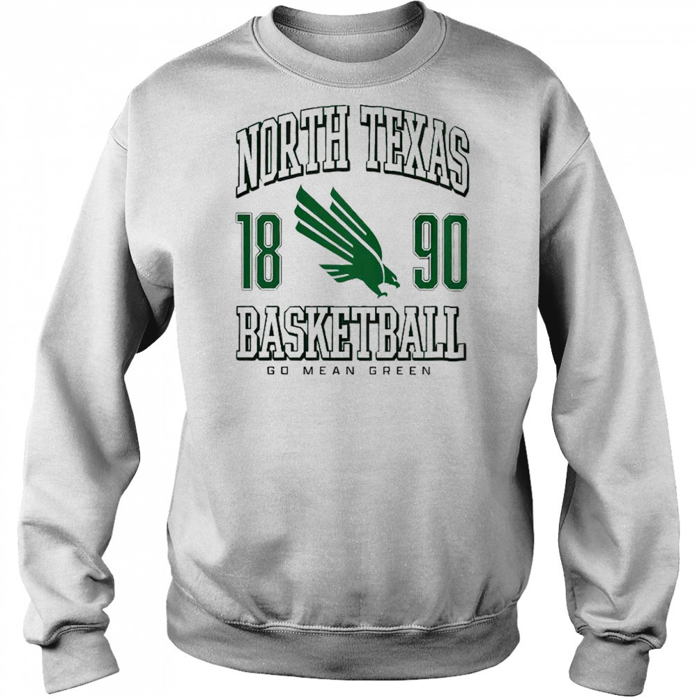 North Texas Mean Green Basketball T-Shirt Hoodie