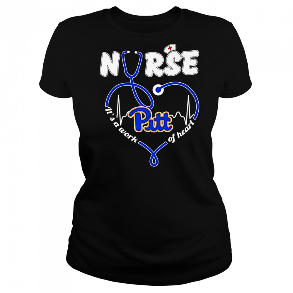Nurse it’s a work of heart Pittsburgh Panthers shirt Women's T-shirt