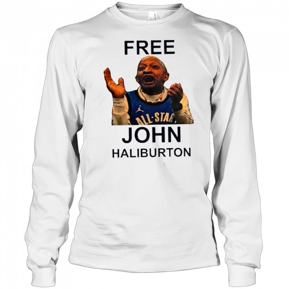 Obi Toppin Free John Haliburton shirt Long Sleeved