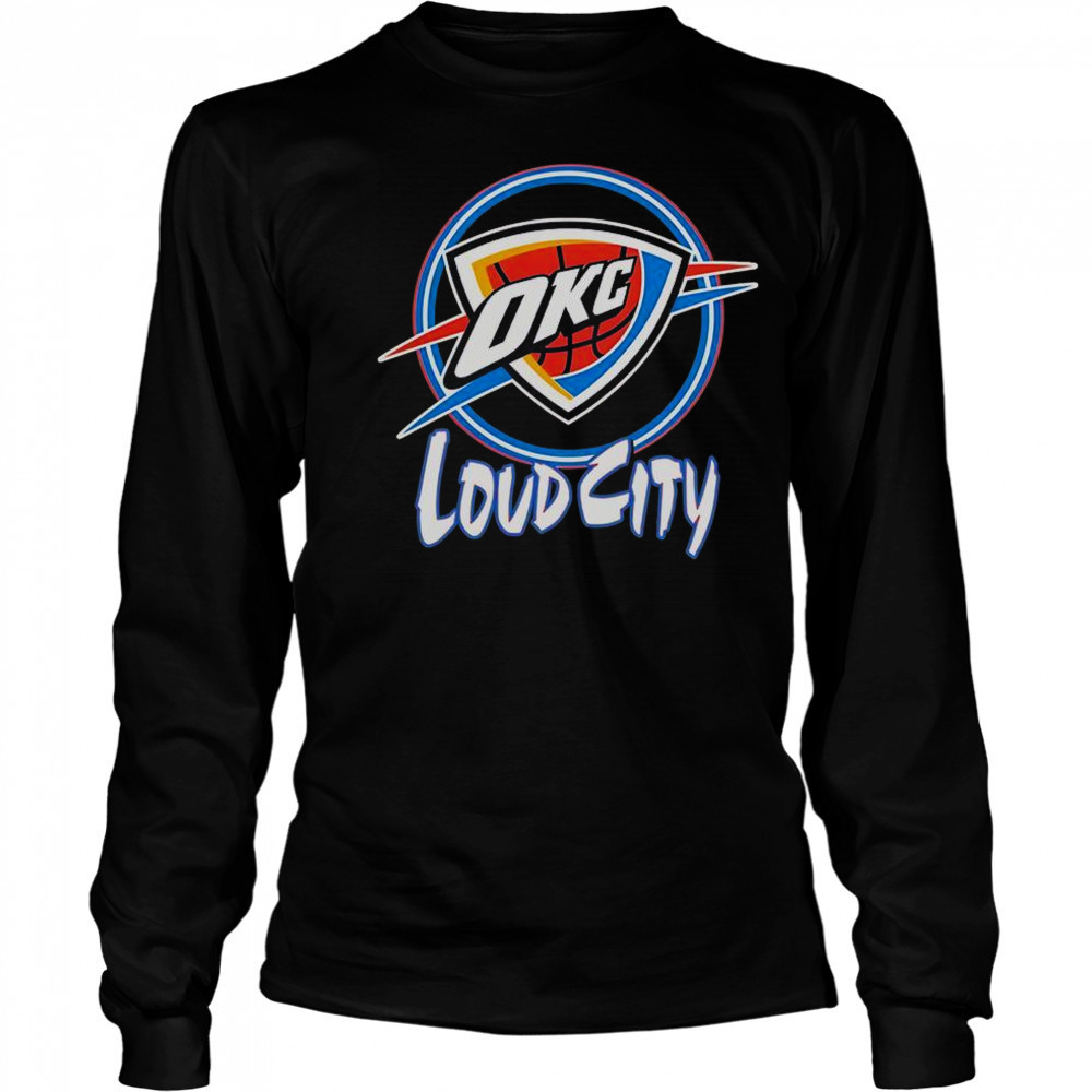 OKC Thunder Neon Loud City T-Shirt Long Sleeved