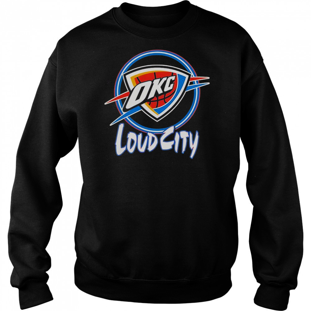 OKC Thunder Neon Loud City T-Shirt Hoodie