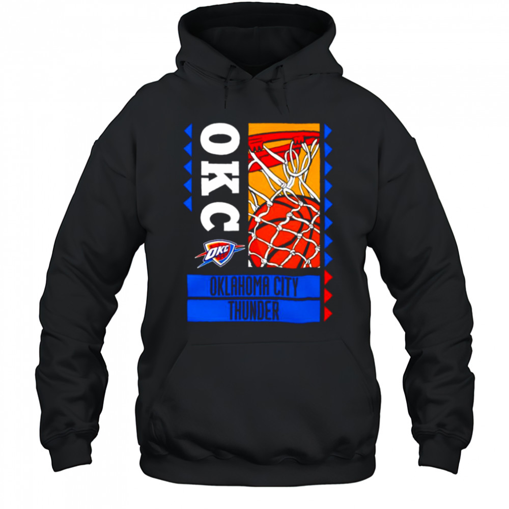 Oklahoma City Thunder basketball art shirt Hoodie