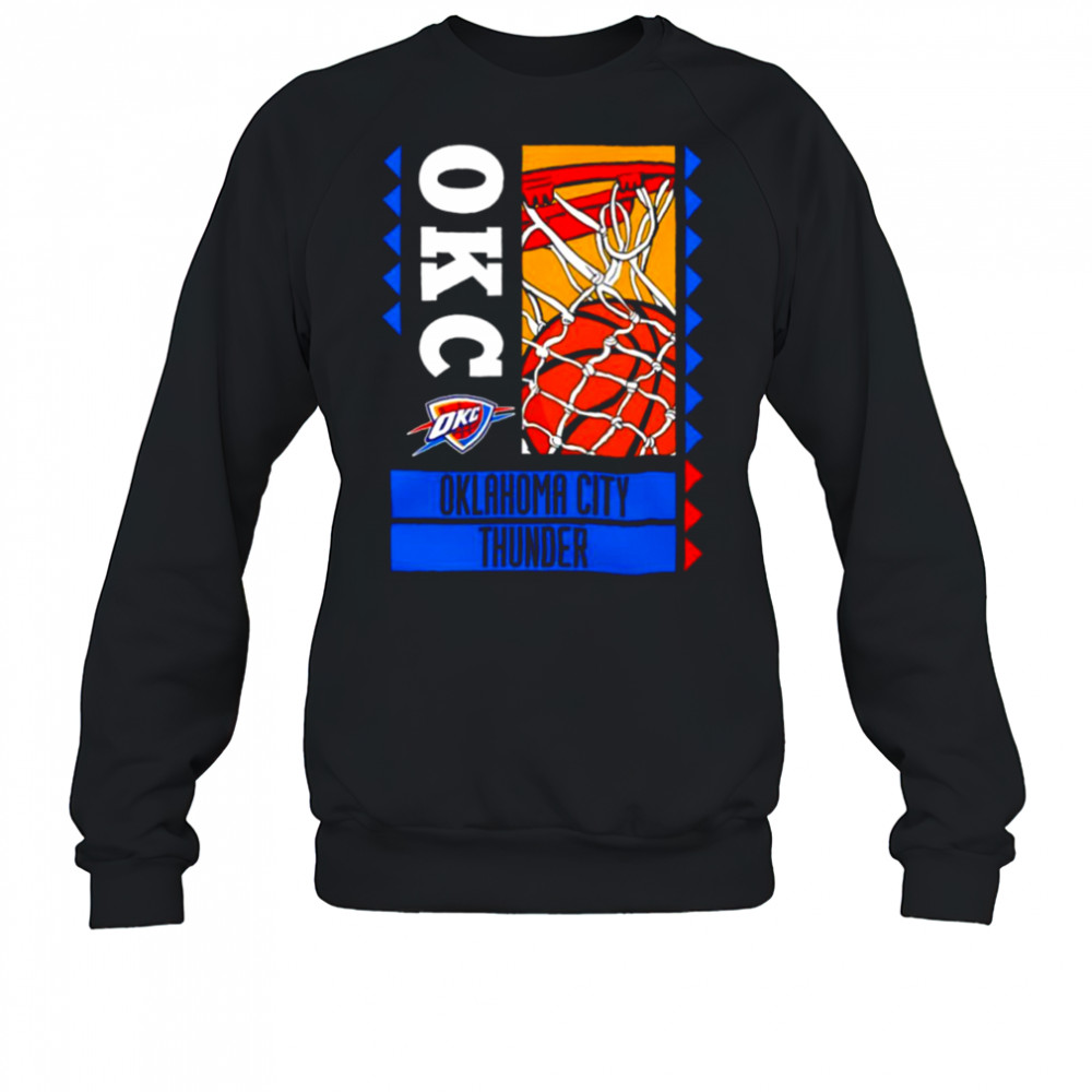 Oklahoma City Thunder basketball art shirt Sweatshirt