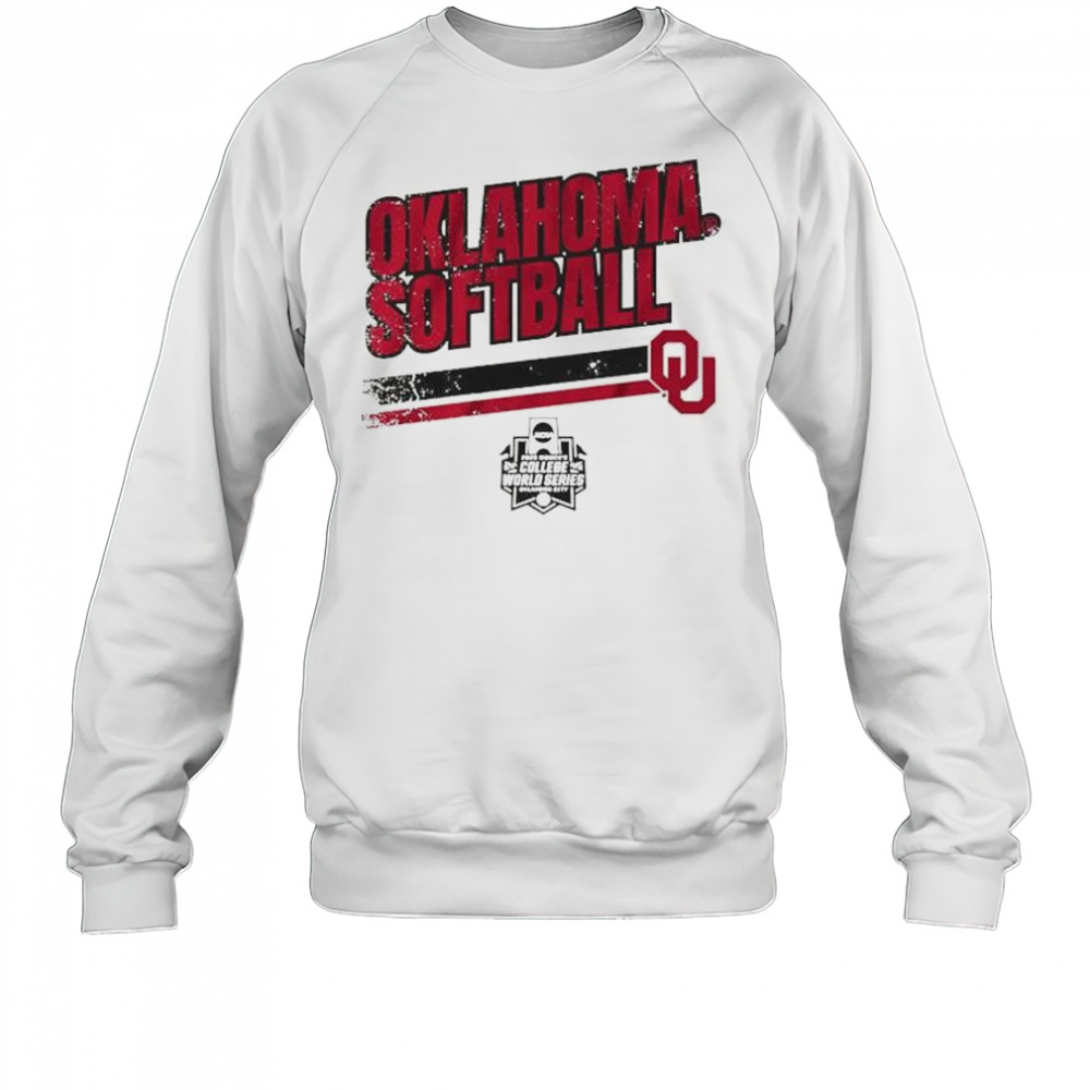 Oklahoma Sooners Softball Women’s NCAA College World Series Stripe t-shirt Sweatshirt
