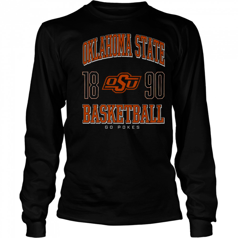 Oklahoma State Cowboys Basketball T-Shirt Long Sleeved