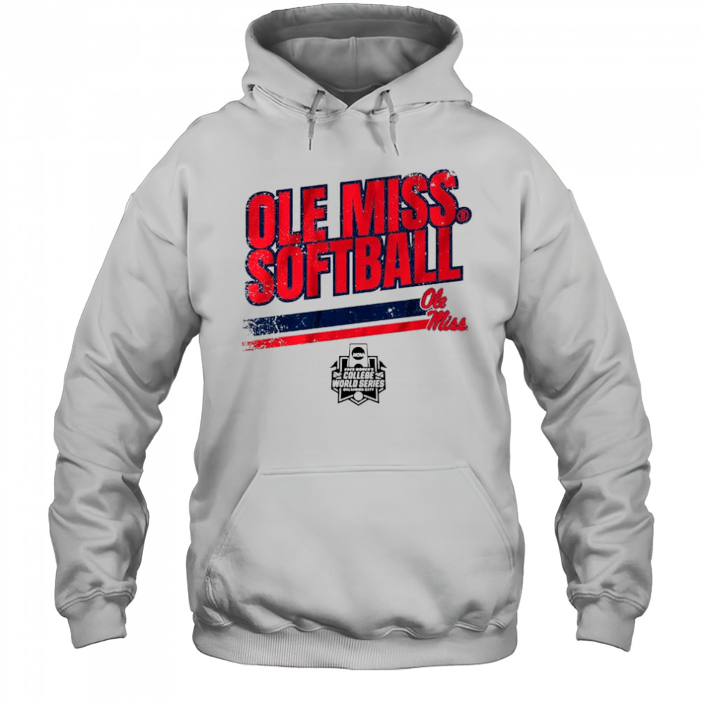 Ole Miss Rebels Softball Women’s College World Series Stripe NCAA 2025 t-shirt Hoodie