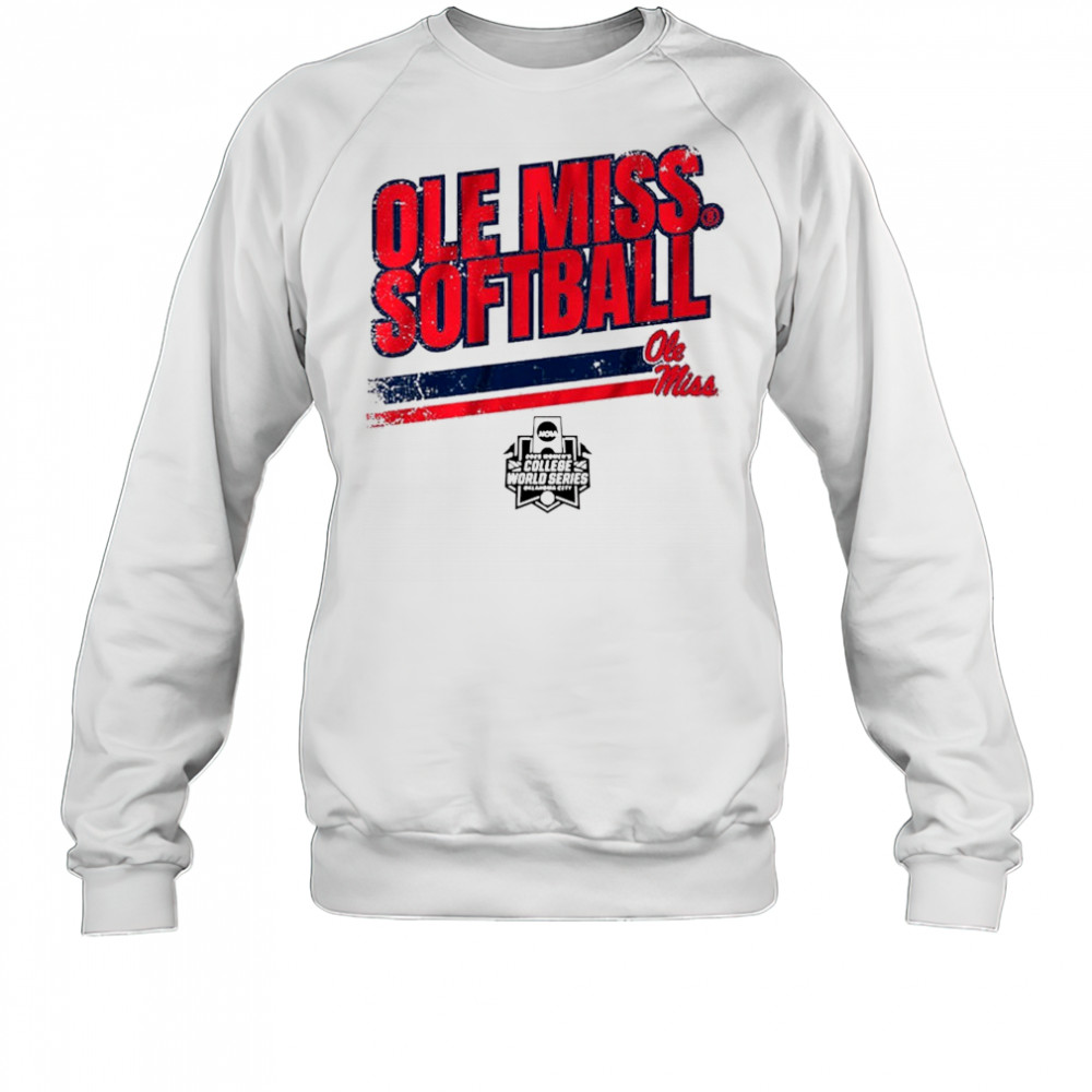Ole Miss Rebels Softball Women’s College World Series Stripe NCAA 2025 t-shirt Sweatshirt