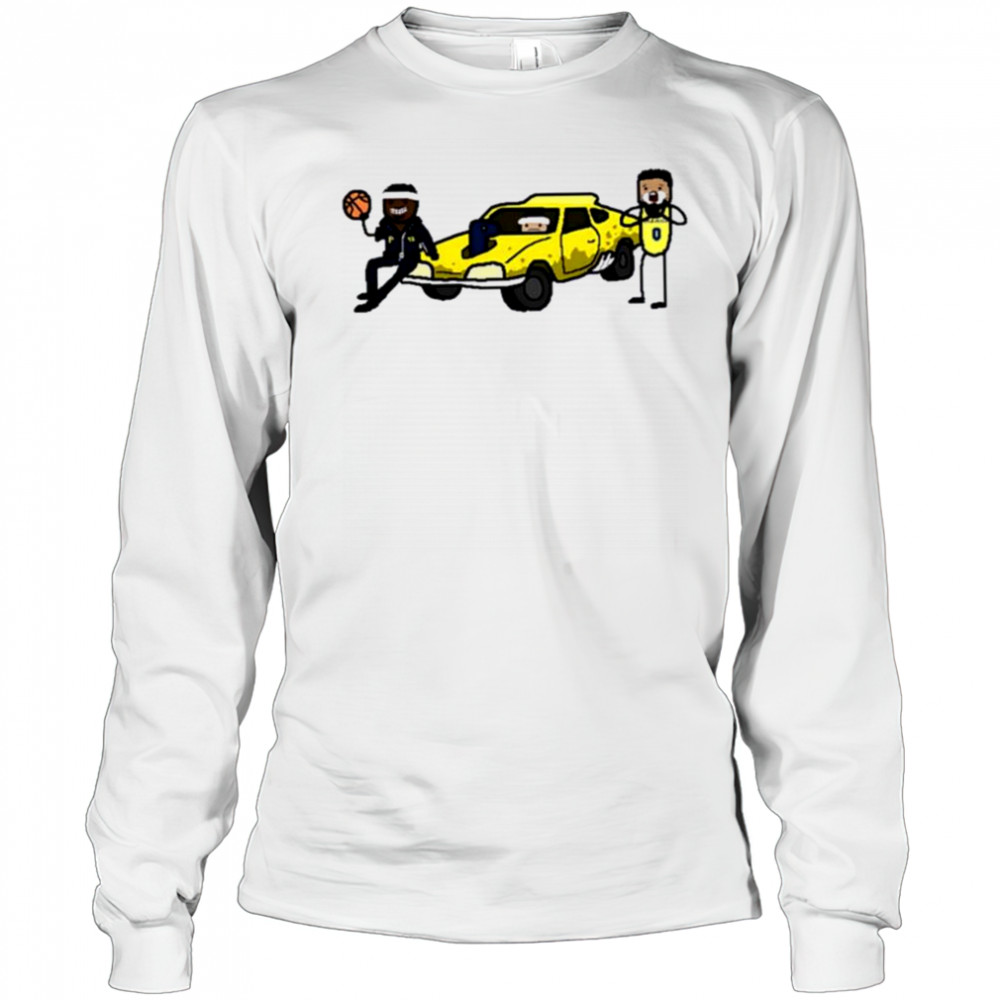 Pacer’s are 6 1 on the road Pacers road Warriors cartoon shirt Long Sleeved