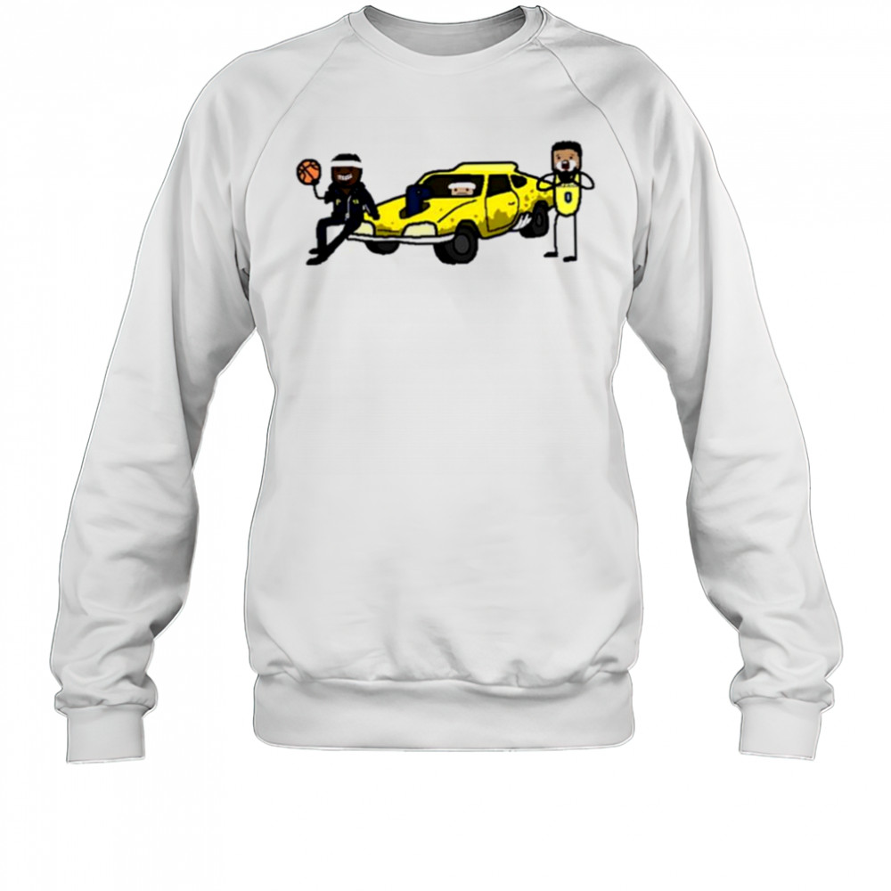 Pacer’s are 6 1 on the road Pacers road Warriors cartoon shirt Sweatshirt