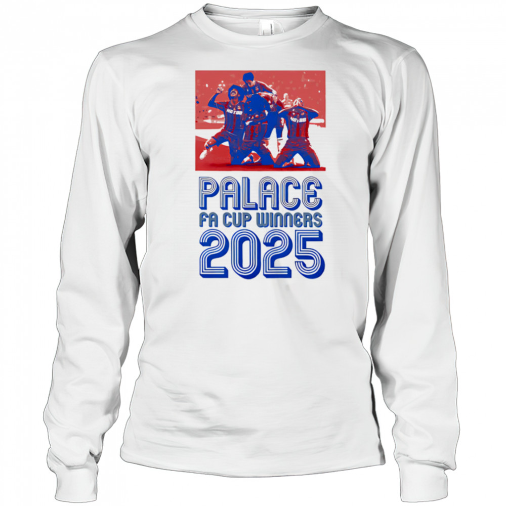 Palace FA Cup Winners 2025 shirt Long Sleeved