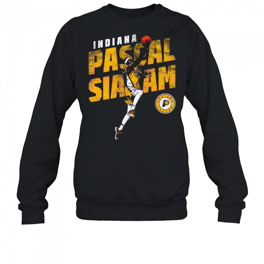 Pascal Siakam Indiana Pacers Basketball Slant retro shirt Sweatshirt