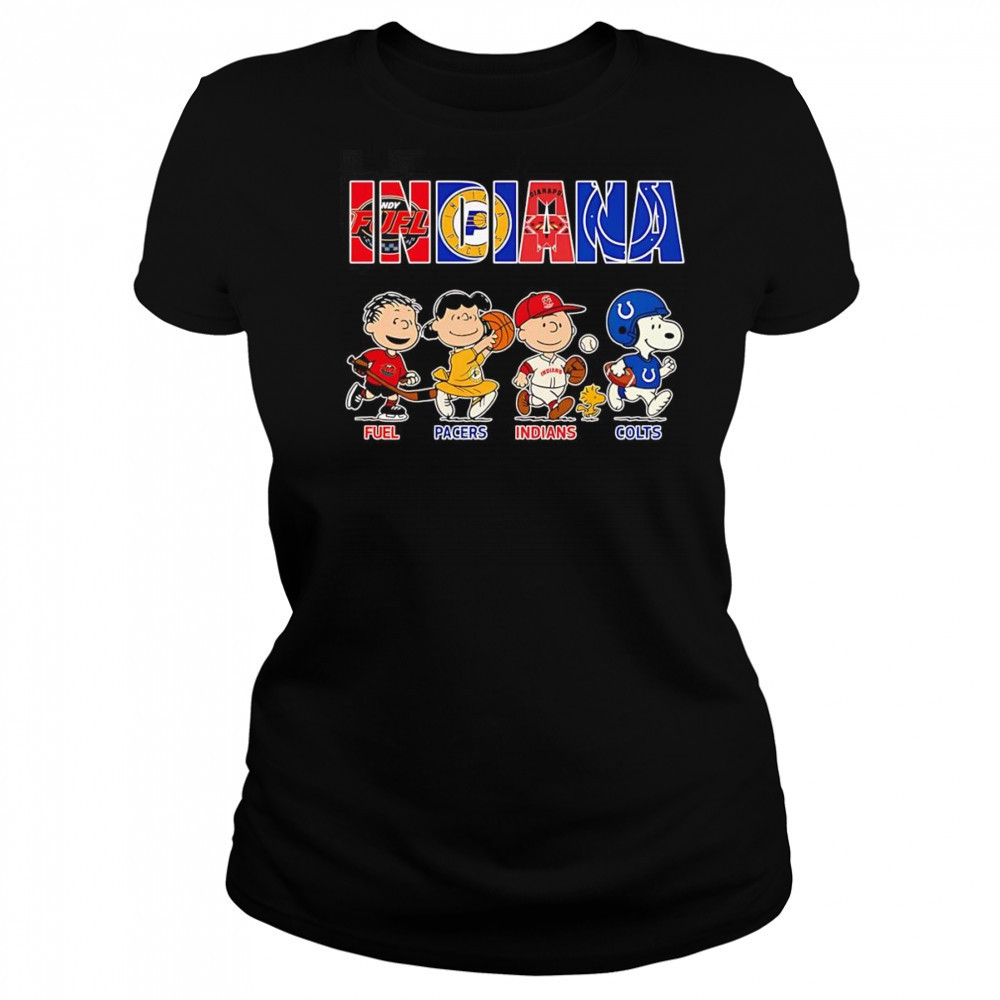 Peanuts Indiana Fuel Pacers Indians Colts shirt Women's T-shirt