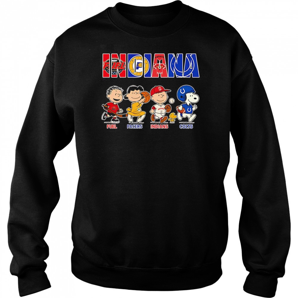 Peanuts Indiana Fuel Pacers Indians Colts shirt Hoodie