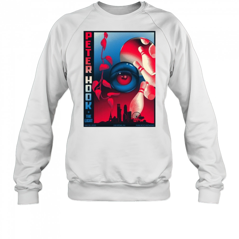 Peter Hook & The Light Punk Rock Bowling Las Vegas NV May 25 2025 Tour t-shirt Sweatshirt