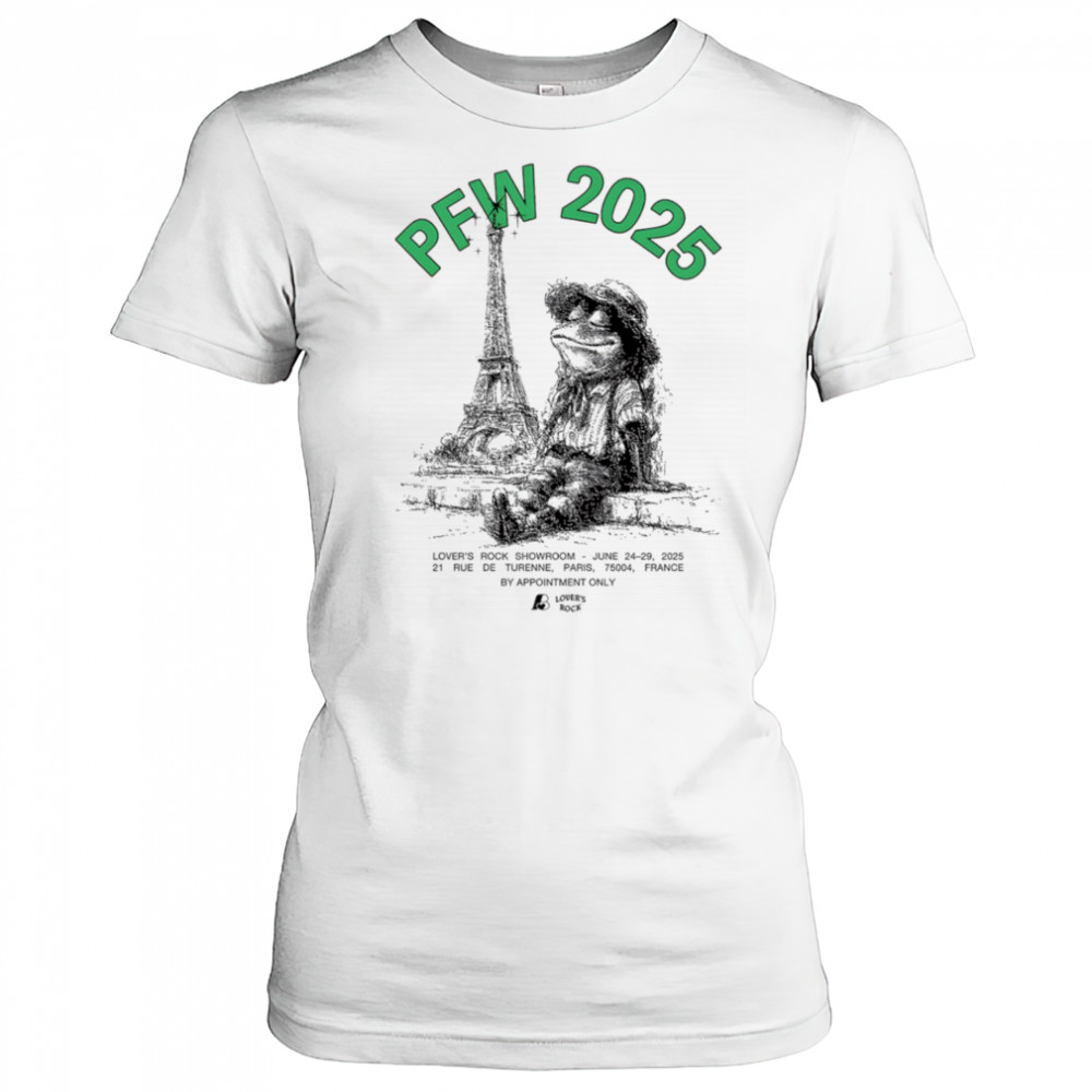 PFW 2025 lover’s rock showroom June 24 29 2025 shirt Women's T-shirt