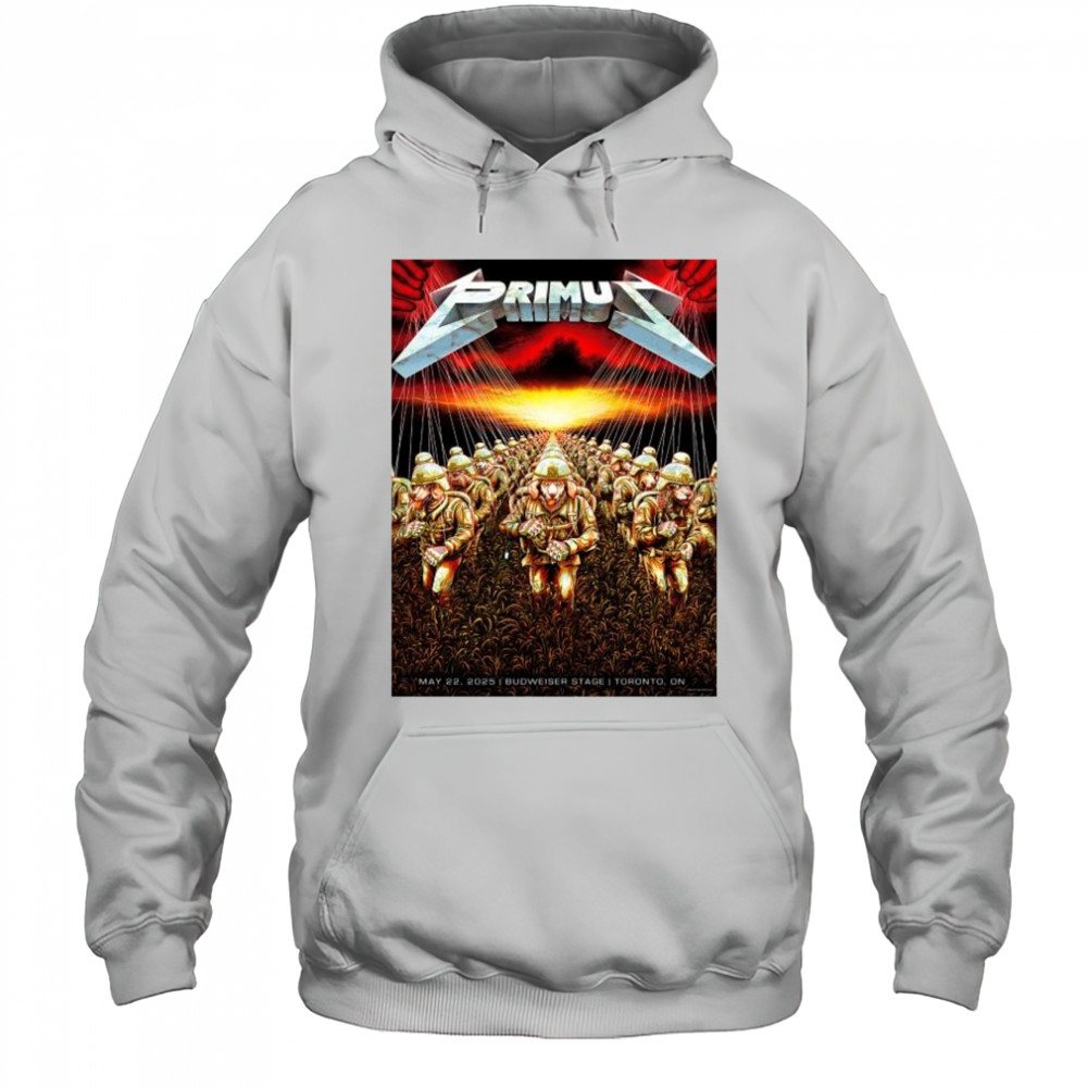 Primus At Budweiser Stage On May 22, 2025 Show Toronto ON t-shirt Hoodie