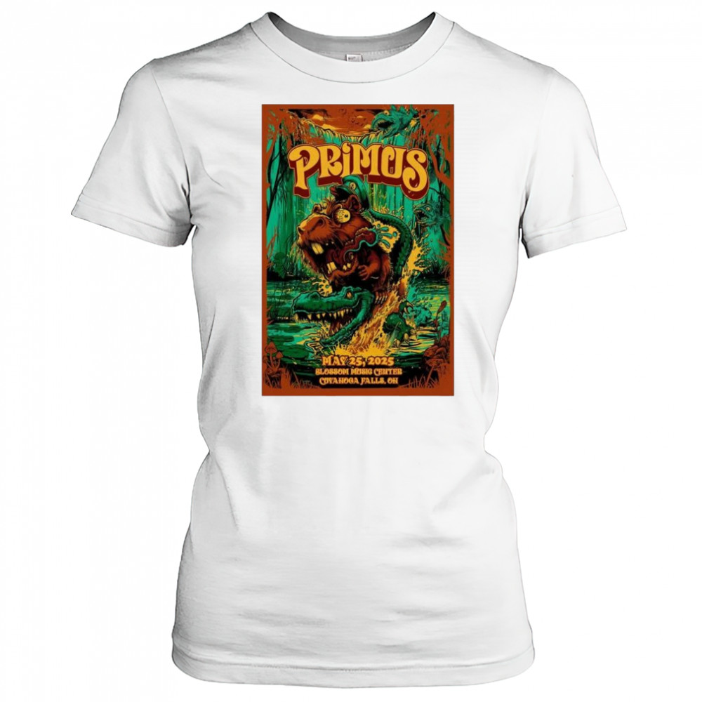 Primus Blossom Music Center Cuyahoga Falls OH May 25 2025 Tour t-shirt Women's T-shirt