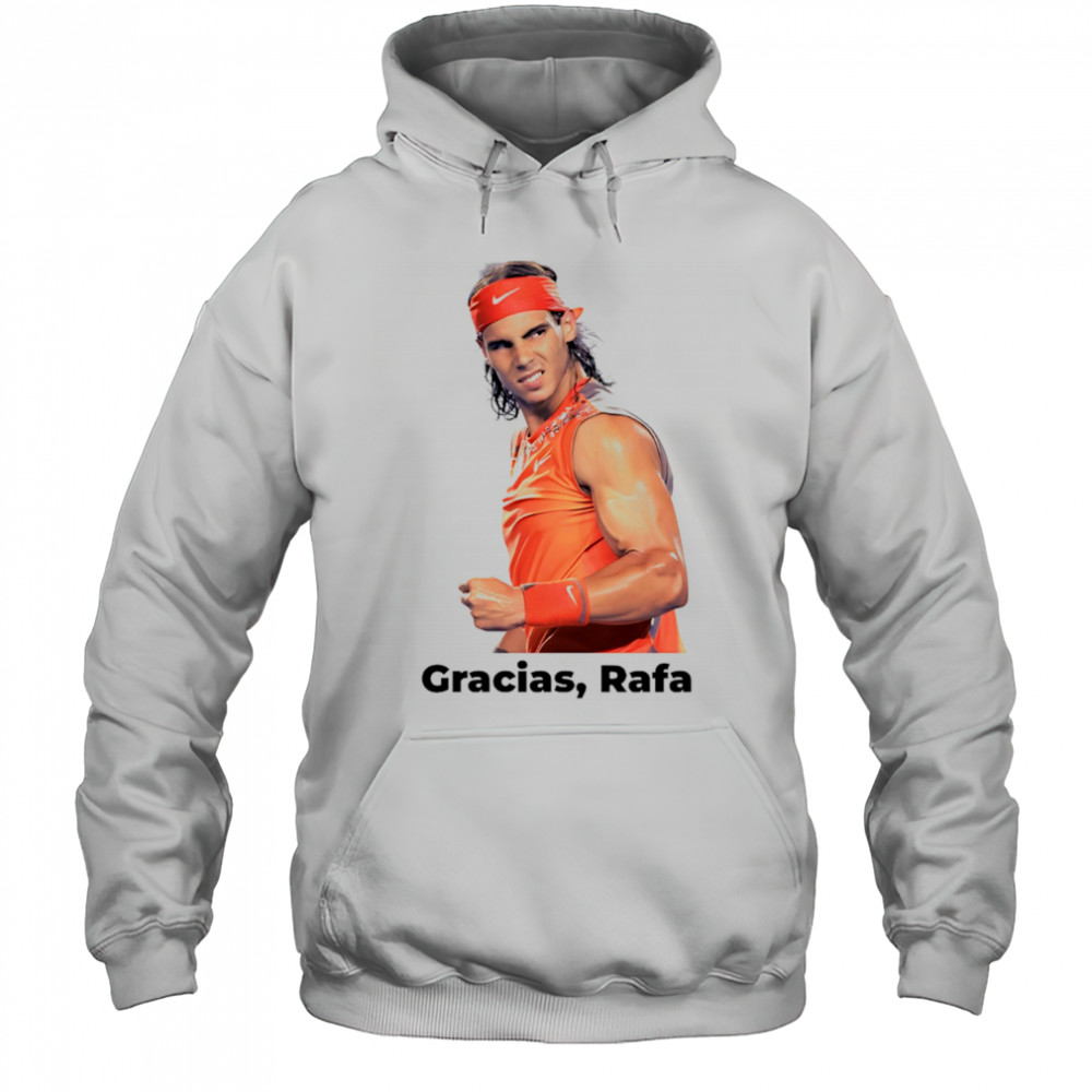 Rafael Nadal Tennis Gracias Rafa shirt Hoodie