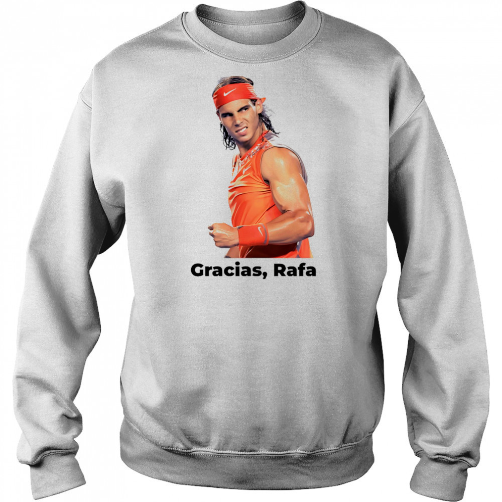 Rafael Nadal Tennis Gracias Rafa shirt Hoodie