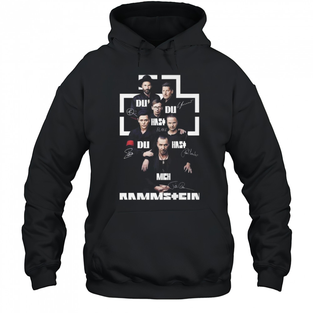 Rammstein Du Hast Mich Signature 2025 Shirt Hoodie