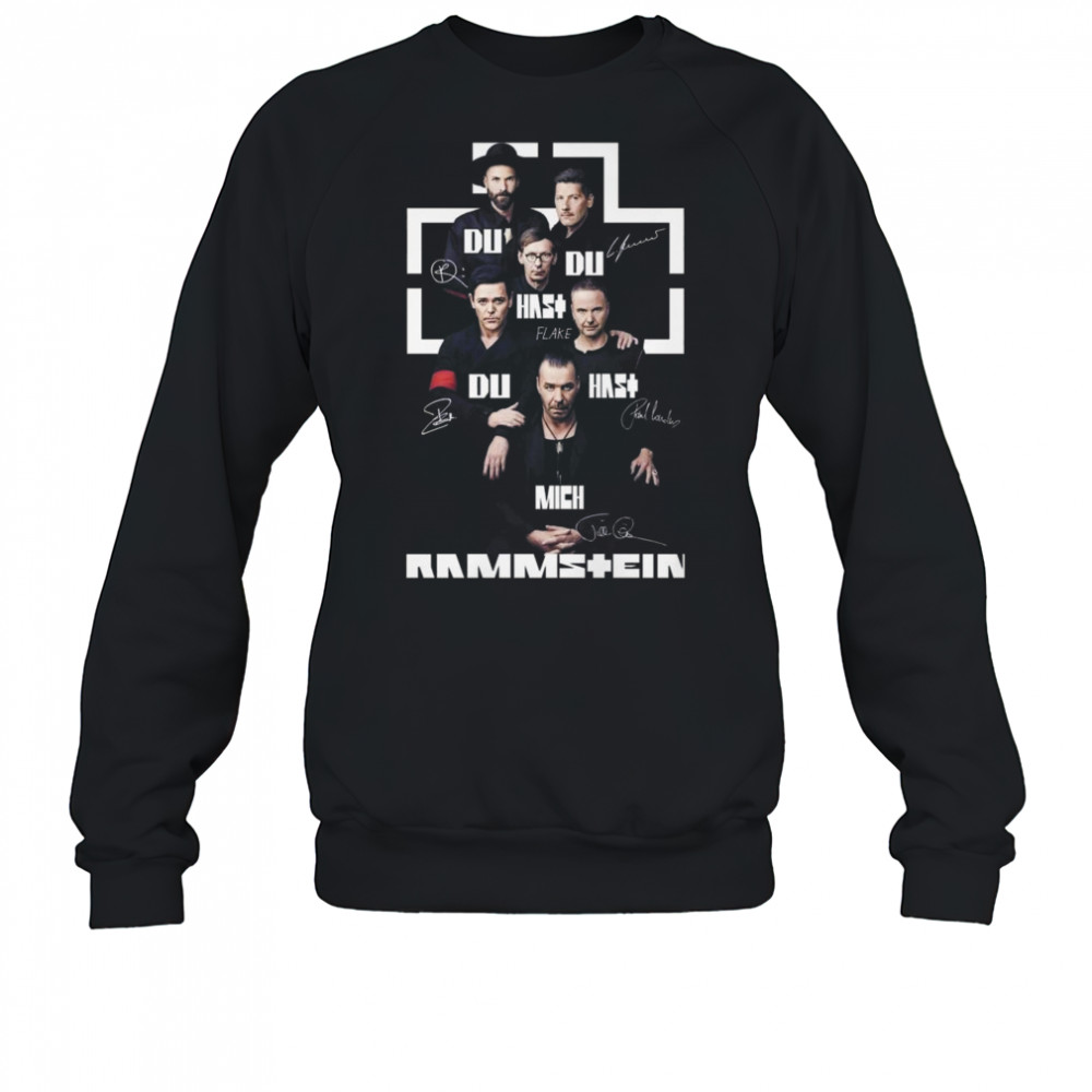 Rammstein Du Hast Mich Signature 2025 Shirt Sweatshirt