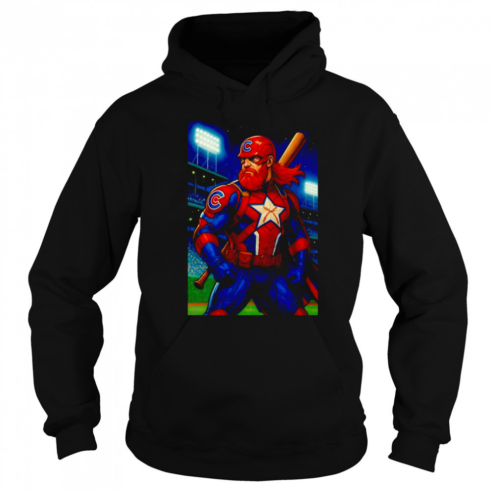 Red Guardian Chicago Cubs baseball shirt Sweatshirt