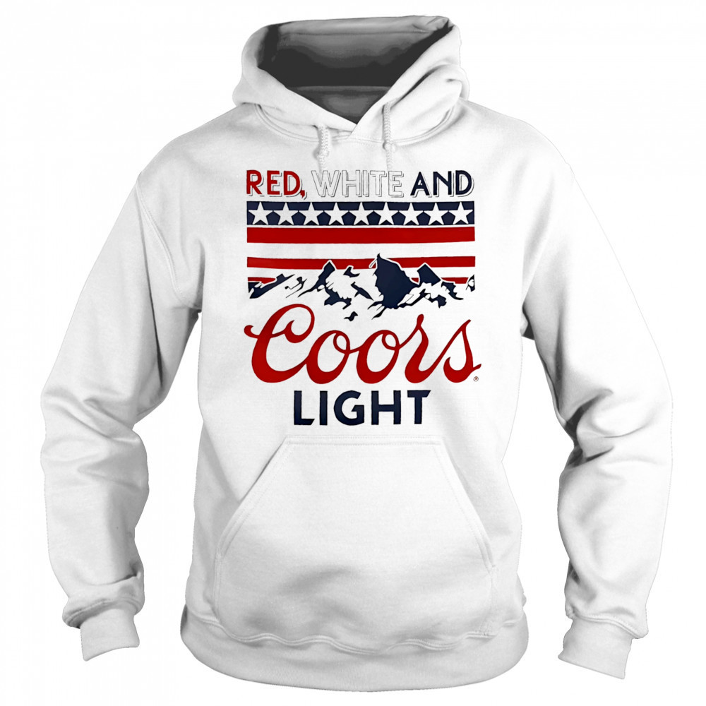 Red White And Coors Light shirt Sweatshirt