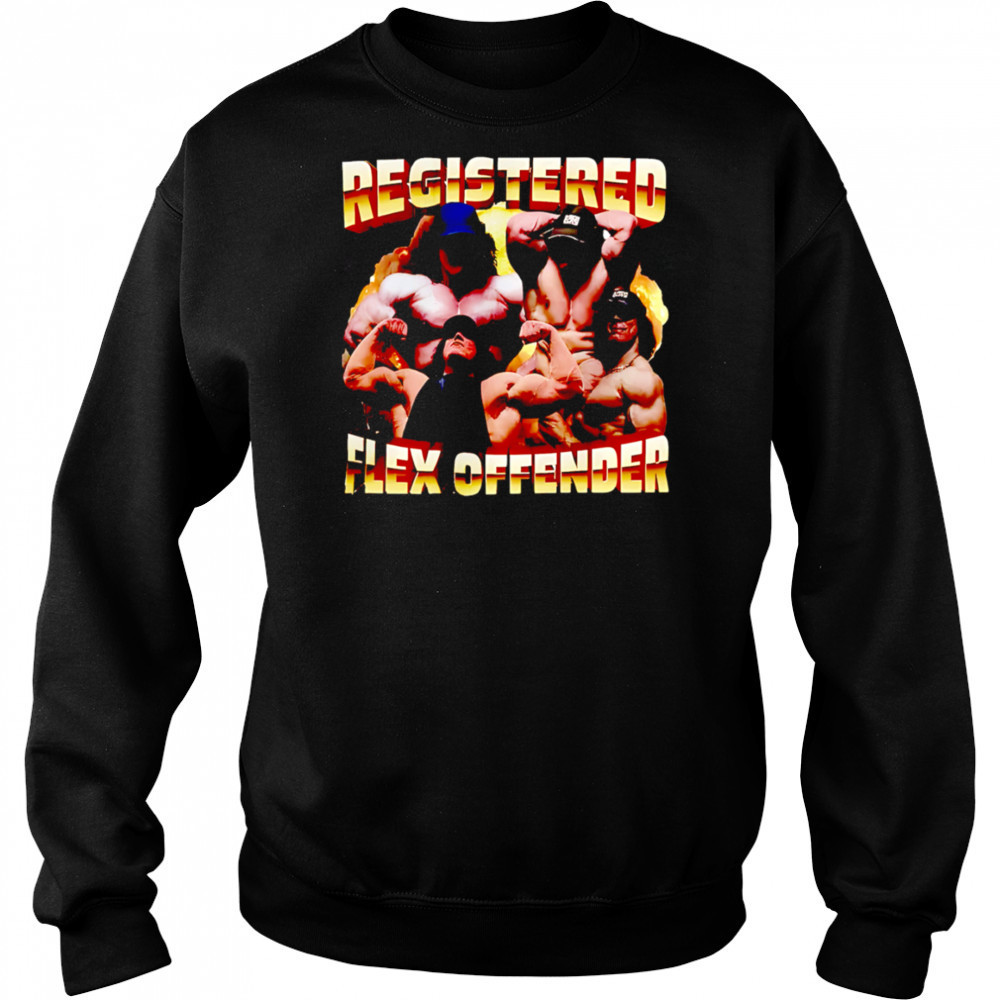 Registered Lex Offender Funny Gym Meme shirt Hoodie