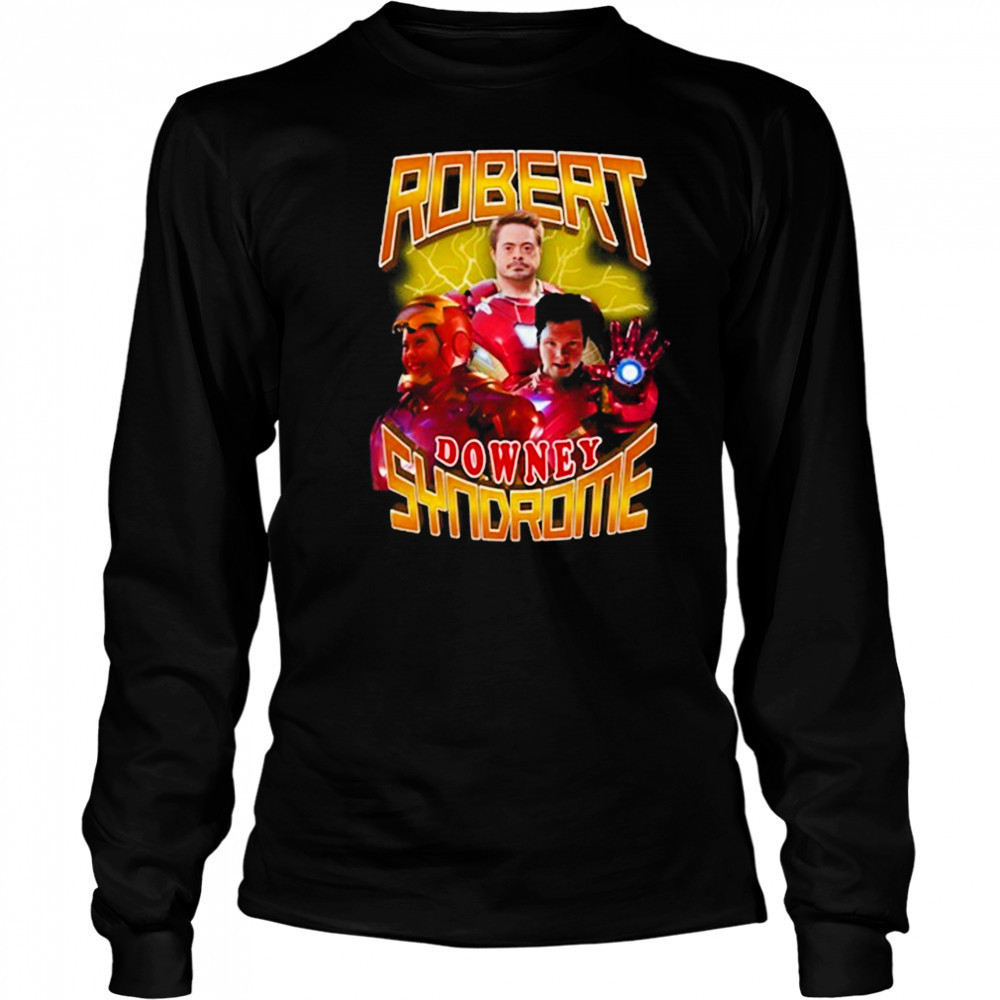 Robert Downey Syndrome Shirt Long Sleeved