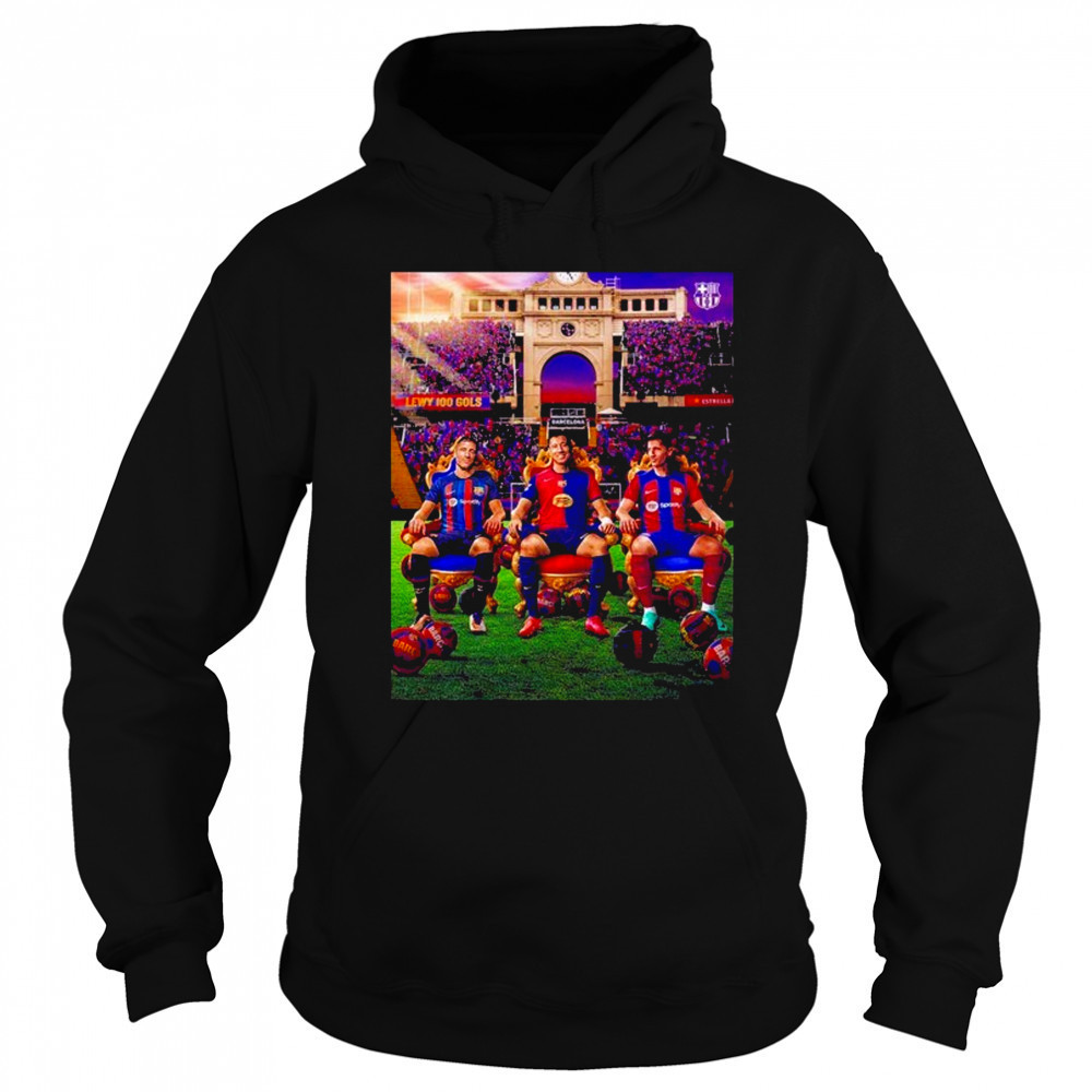Robert Lewandowski From Barcelona A Century Of Barcelona Goals shirt Sweatshirt