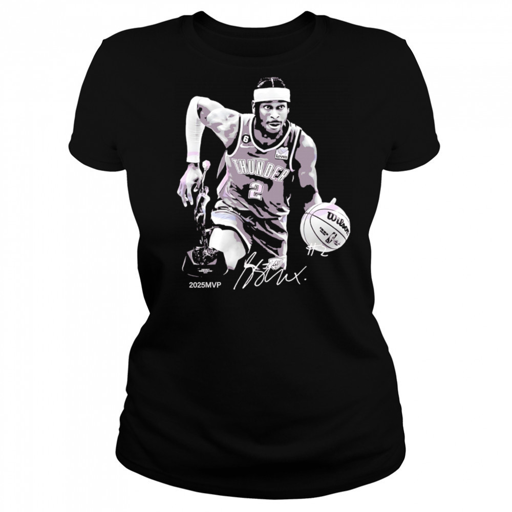 Shai Gilgeous Alexander 2025 Mvp Monochrome shirt Women's T-shirt