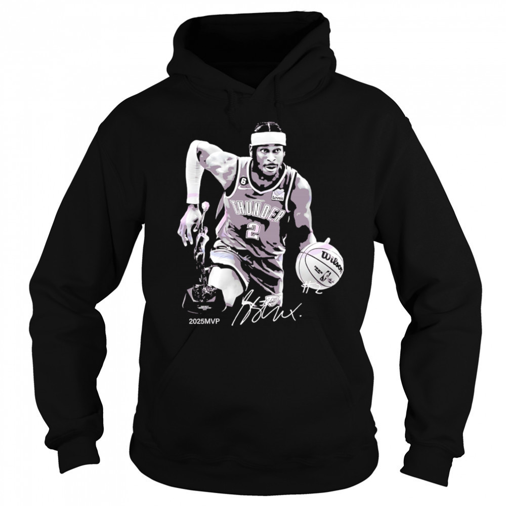 Shai Gilgeous Alexander 2025 Mvp Monochrome shirt Sweatshirt