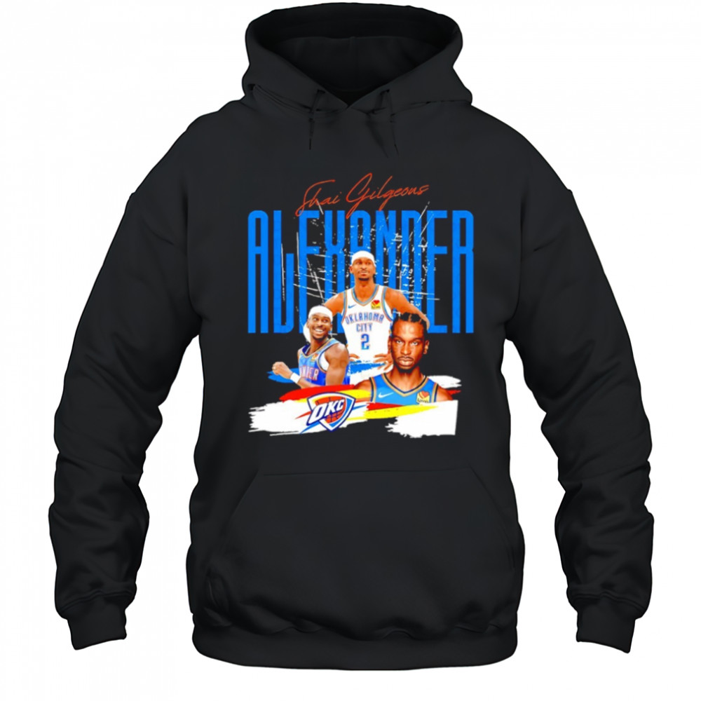 Shai Gilgeous-Alexander Oklahoma City Thunder MVP NBA Basketball graphic shirt Hoodie