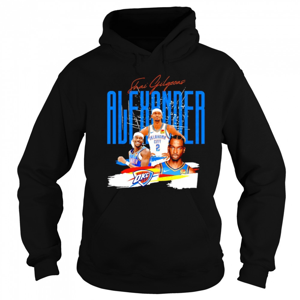 Shai Gilgeous-Alexander Oklahoma City Thunder MVP NBA Basketball graphic shirt Sweatshirt