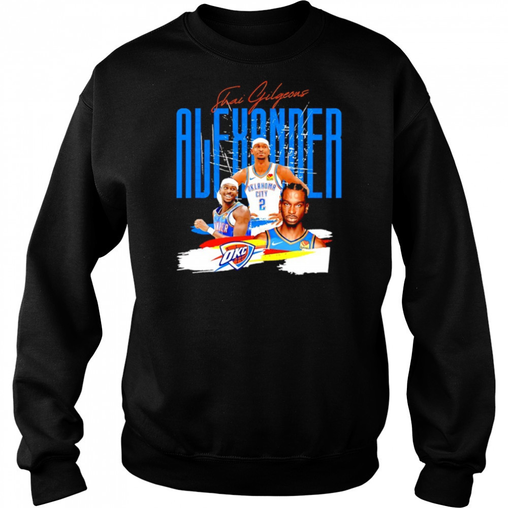 Shai Gilgeous-Alexander Oklahoma City Thunder MVP NBA Basketball graphic shirt Hoodie