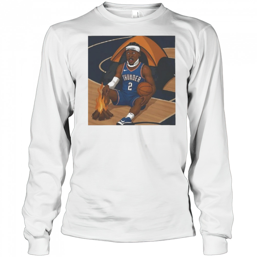 Shai Gilgeous-Alexander On Fire Shirt Long Sleeved