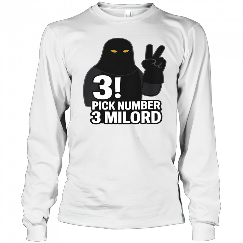 Shrek Pick Number 3 Milord shirt Long Sleeved