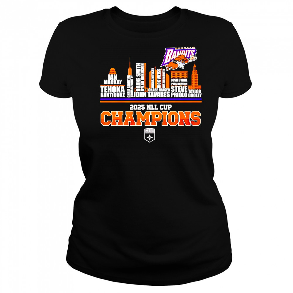 Skyline 2025 NLL Cup Champions Buffalo Bandits shirt Women's T-shirt