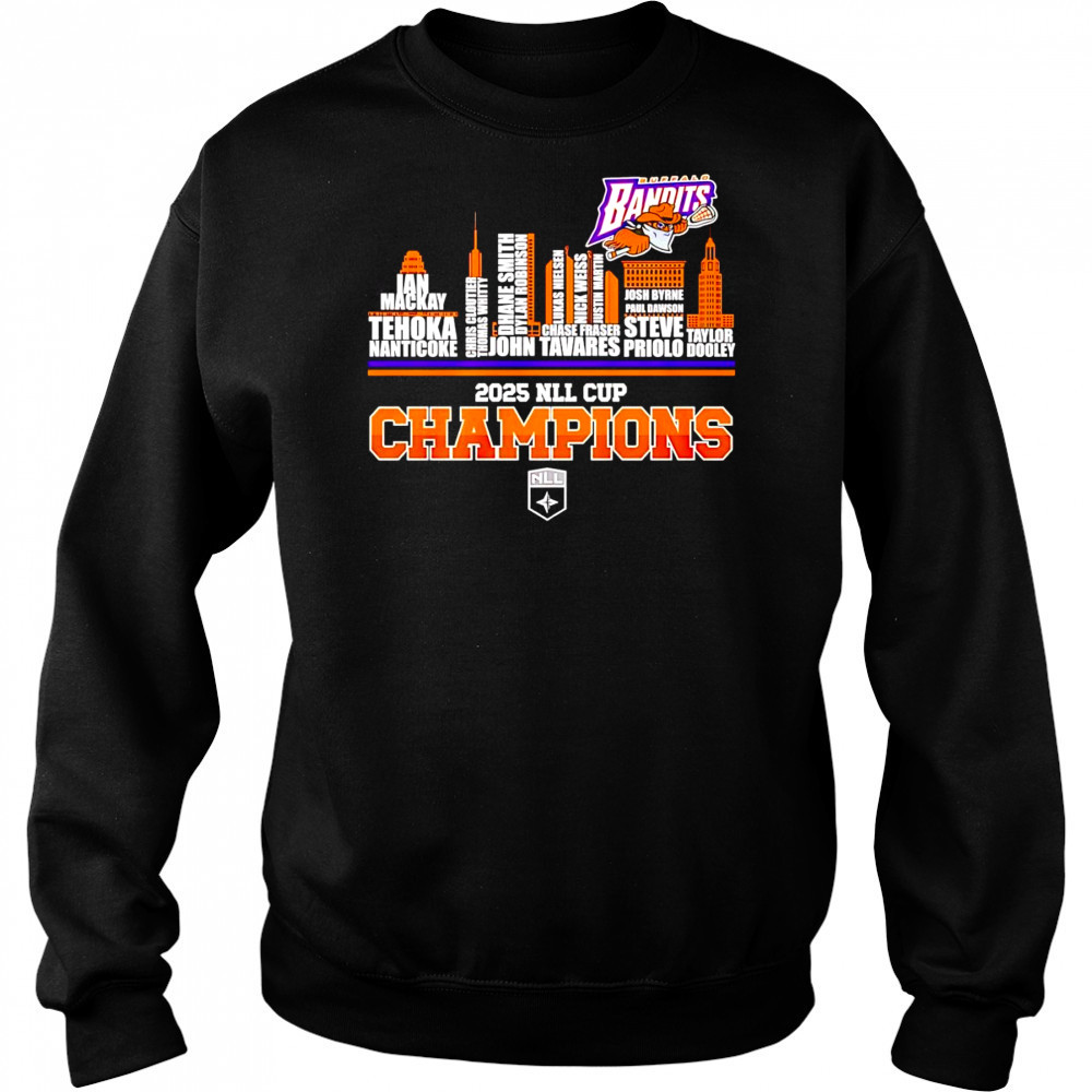 Skyline 2025 NLL Cup Champions Buffalo Bandits shirt Hoodie