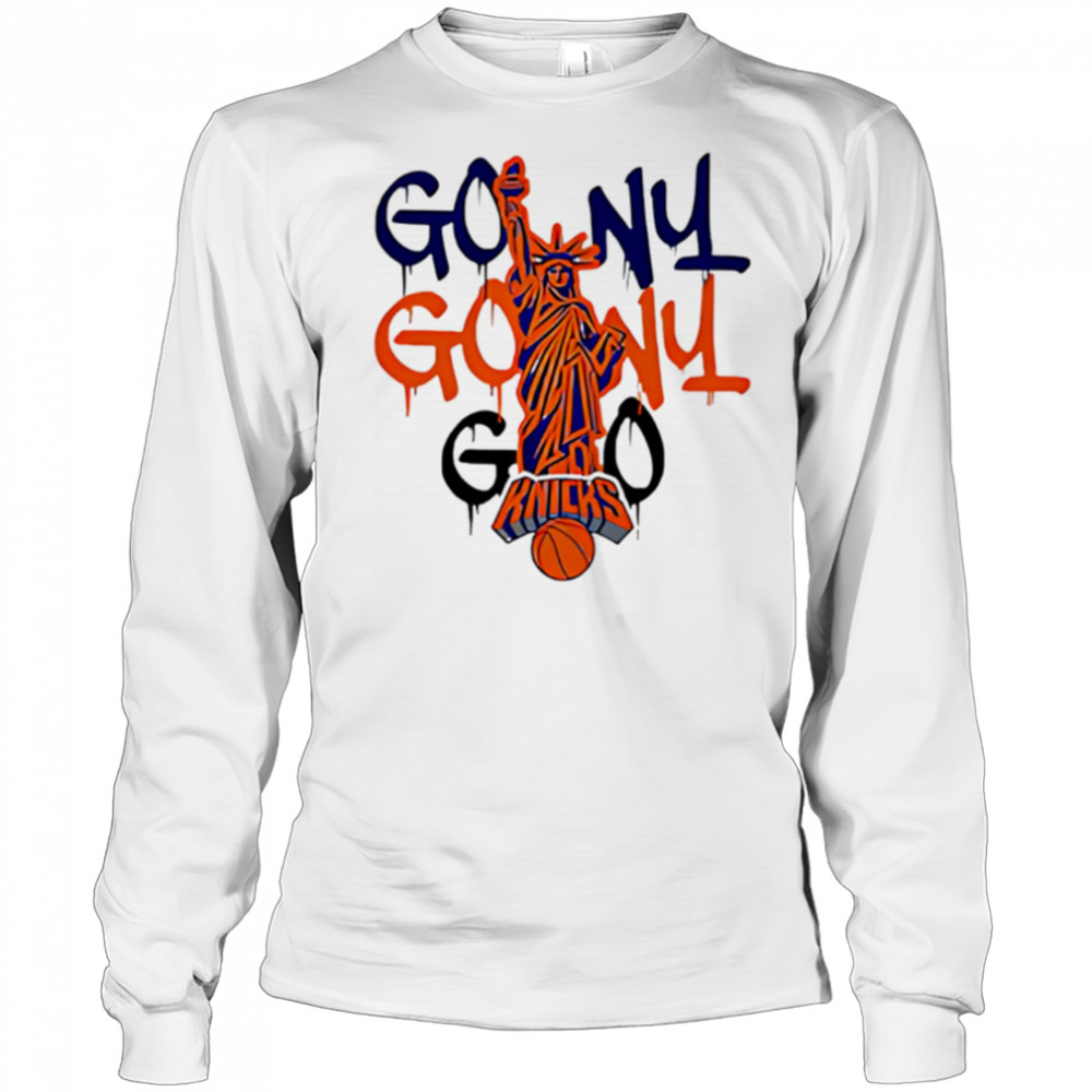 Statue of Liberty Go New York Knicks shirt Long Sleeved