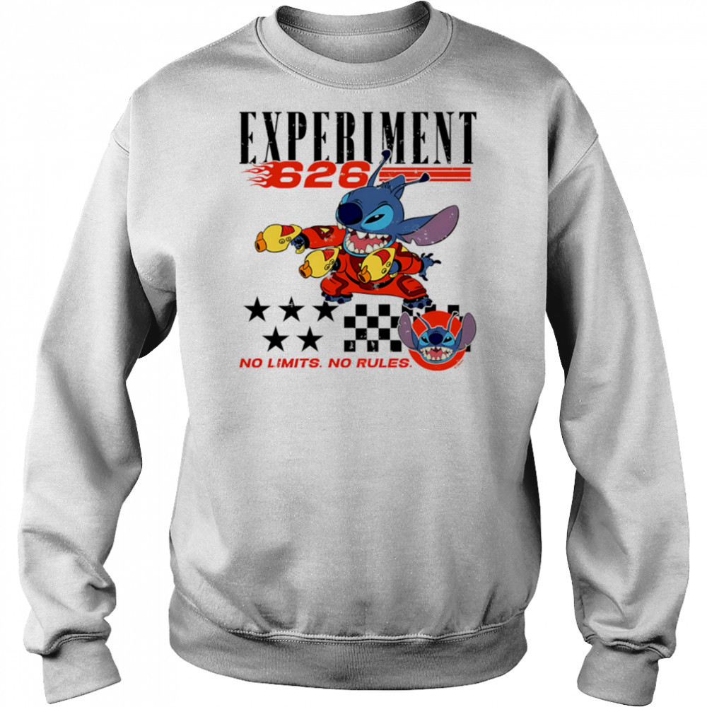 Stitch Racing Experiment 626 No Limits No Rules shirt Hoodie
