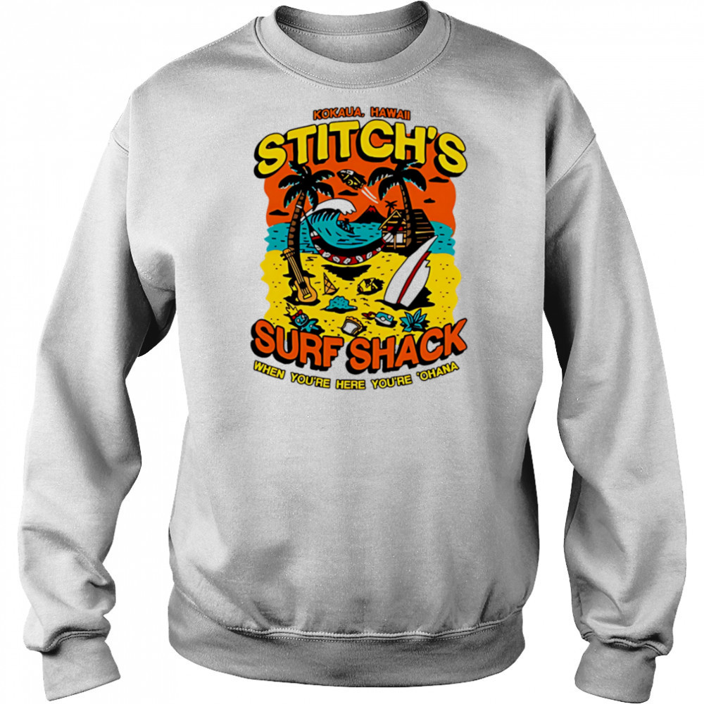 Stitch’s surf shack shirt Hoodie