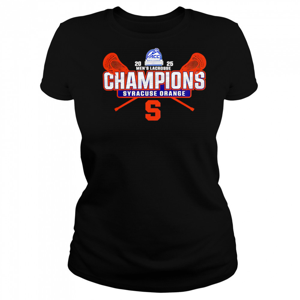 Syracuse Orange 2025 ACC Men’s Lacrosse Conference Champions shirt Women's T-shirt