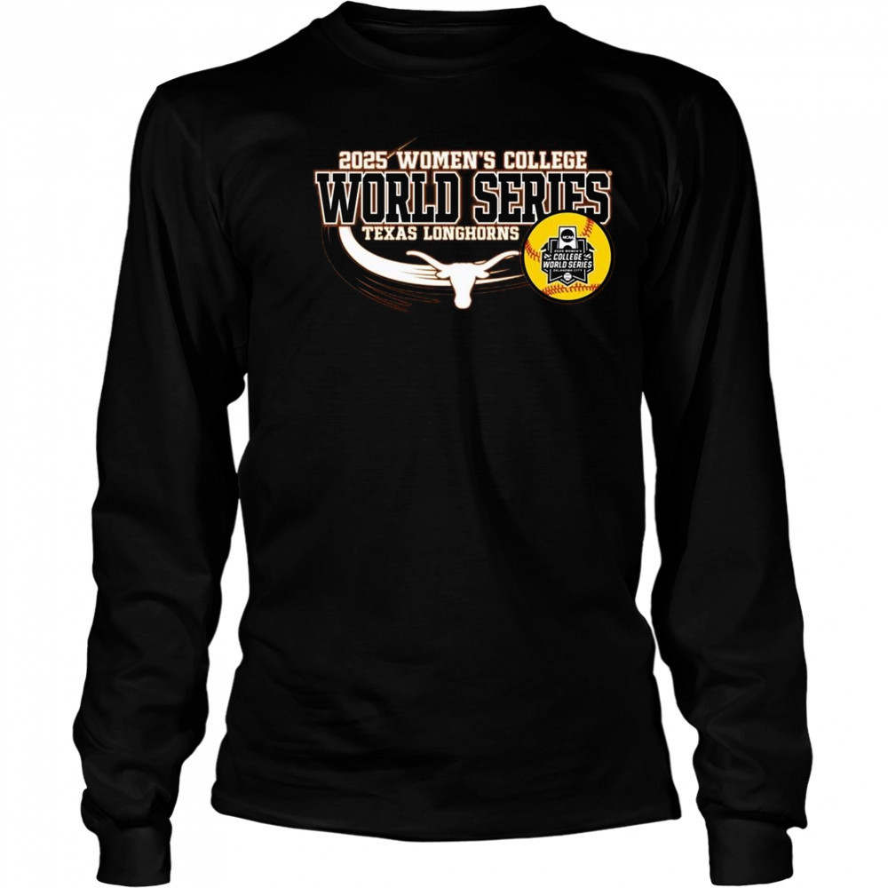 Texas Longhorns 2025 Women’s Softball College World Series NCAA Bound t-shirt Long Sleeved