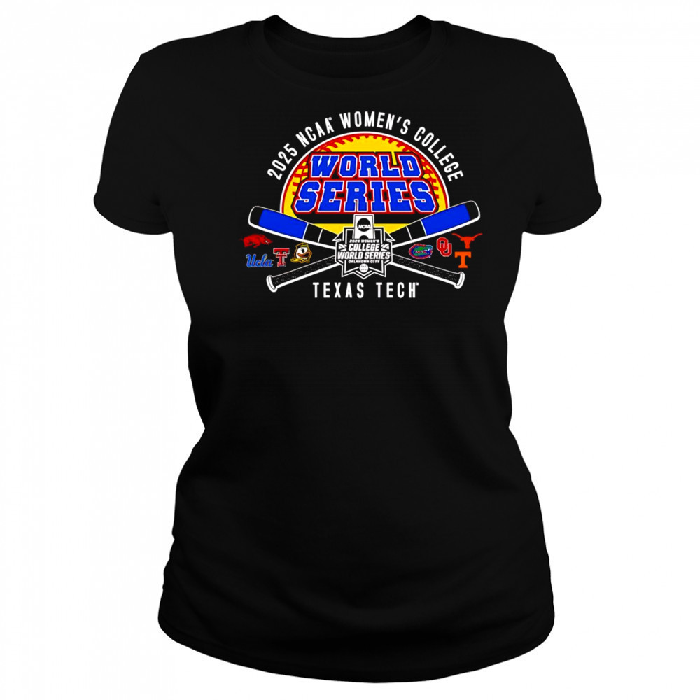 Texas Tech 2025 Softball College World Series Cross Bats shirt Women's T-shirt