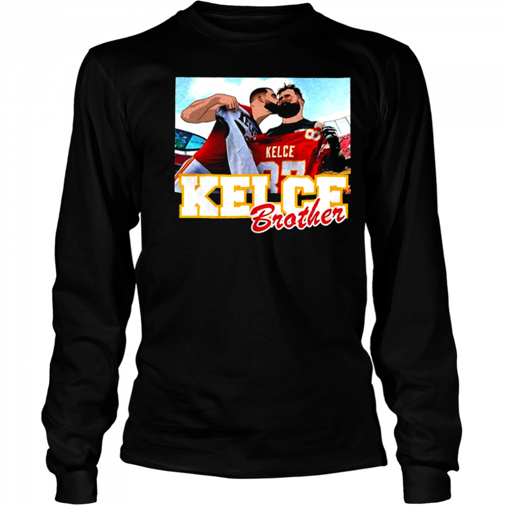 The Kelce’s Brothers cartoon shirt Long Sleeved