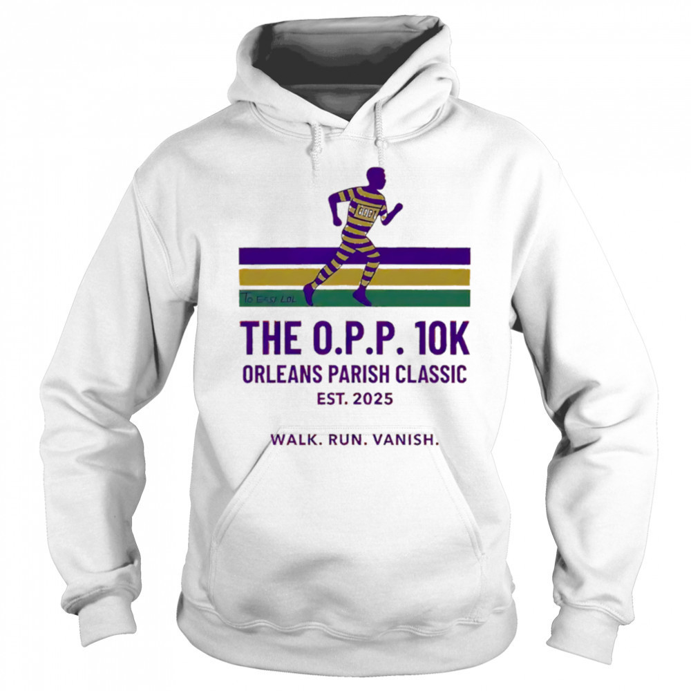 The OPP 10k Orleans Parish Classic Est 2025 shirt Sweatshirt