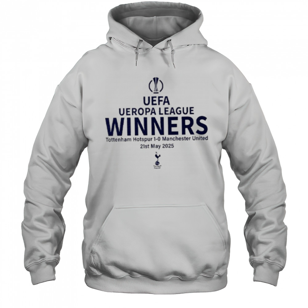 Tottenham Hotspur Europa League Winners Shirt Hoodie